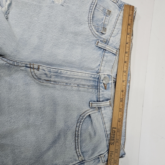 Aeropostale Light Blue High Rise Ripped Jeans - Picture 5 of 10